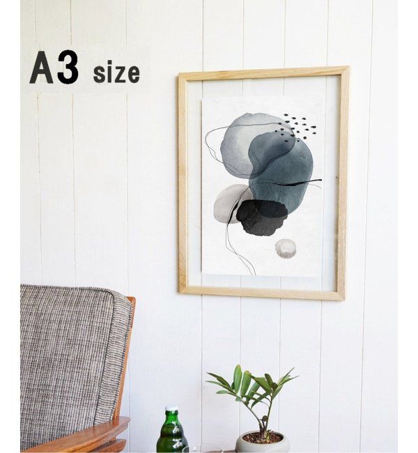 journal standard Furniture「RONDA Frame A3 4th　ロンダフレーム ※ ガラス フォトフレーム 額縁」|その他|ベージュ