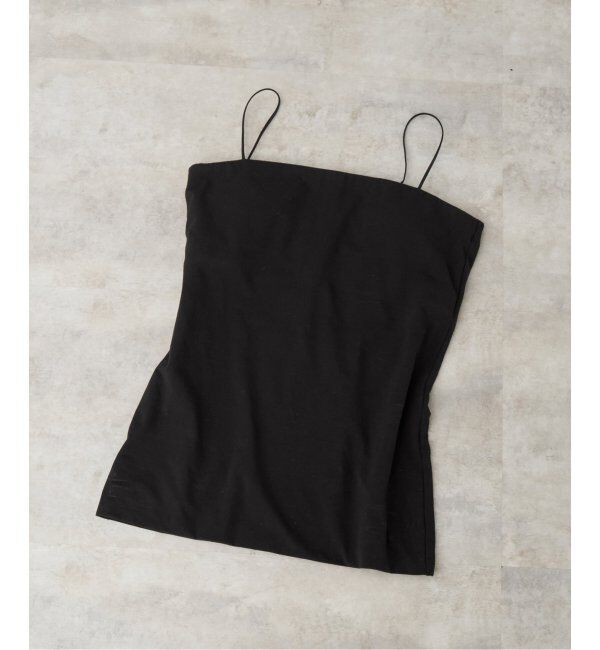 VERMEIL par iena「《追加2》Minimal bare bra top」|インナー|ブラック