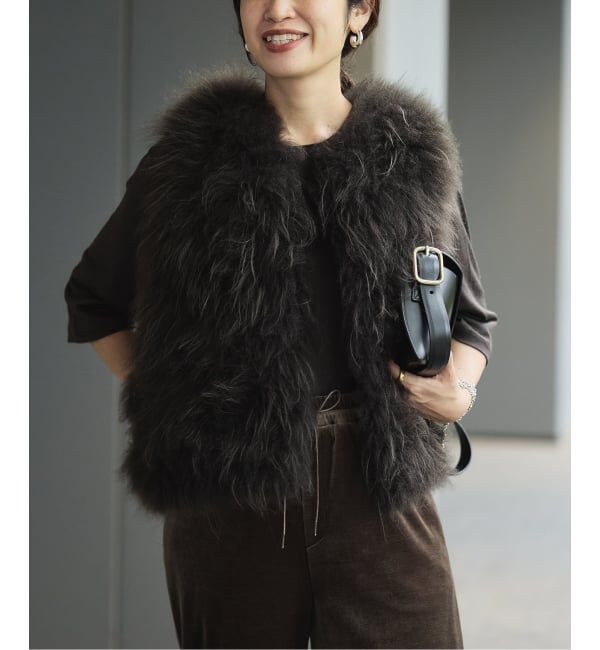 VERMEIL par iena「Cashmere Fur gilet」|その他|