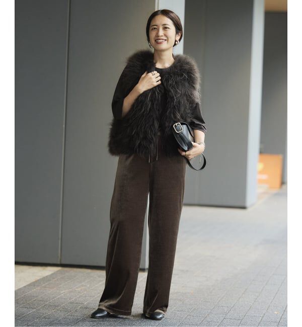 VERMEIL par iena「Cashmere Fur gilet」|その他|