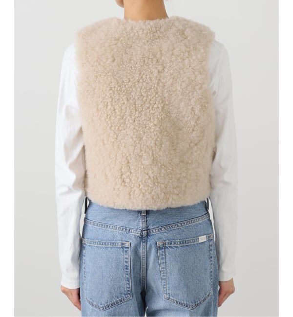 IENA LA BOUCLE「IENA LA BOUCLE カシミヤファーベスト」|ダウンベスト・ベスト|