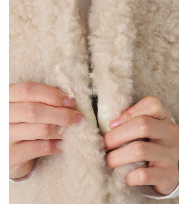 IENA LA BOUCLE「IENA LA BOUCLE カシミヤファーベスト」|ダウンベスト・ベスト|