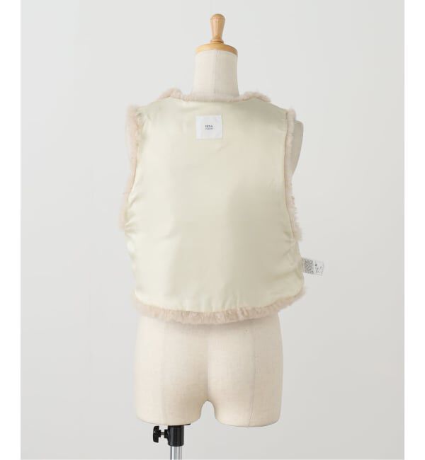 IENA LA BOUCLE「IENA LA BOUCLE カシミヤファーベスト」|ダウンベスト・ベスト|