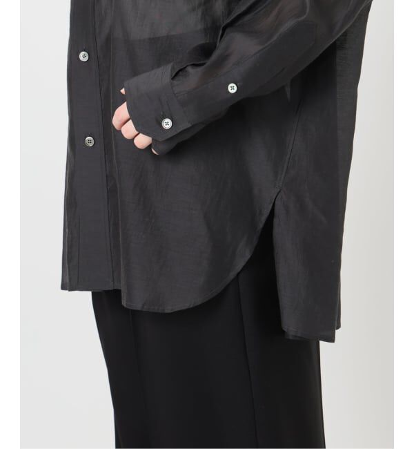 VERMEIL par iena「TICCA ティッカ コットンシルクスクエアビッグシャツ uni 0261401113」|シャツ・ブラウス|