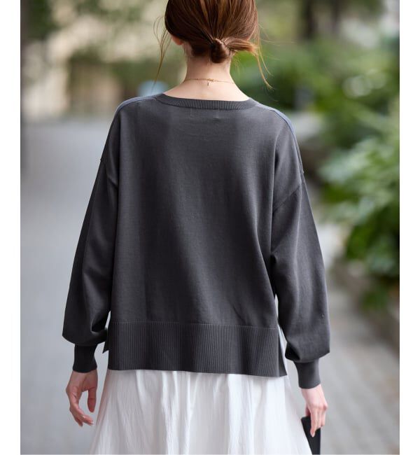 SLOBE IENA「《シリーズあり》コットンキュプラプルオーバー」|ニット・セーター|