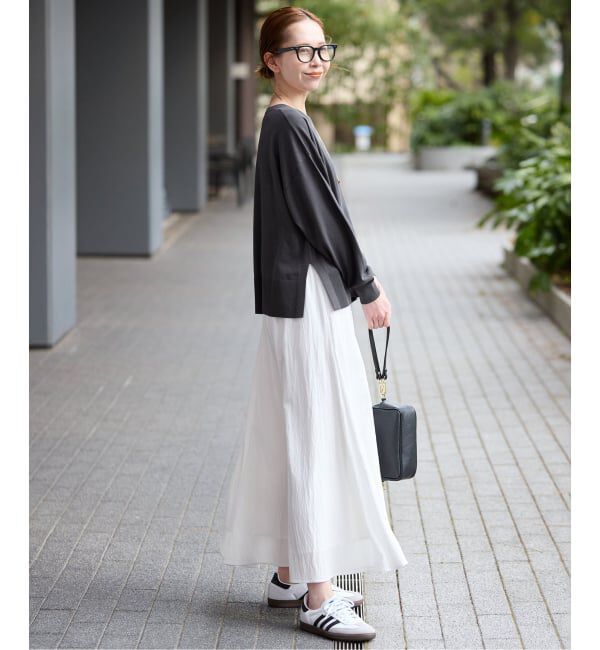 SLOBE IENA「《シリーズあり》コットンキュプラプルオーバー」|ニット・セーター|