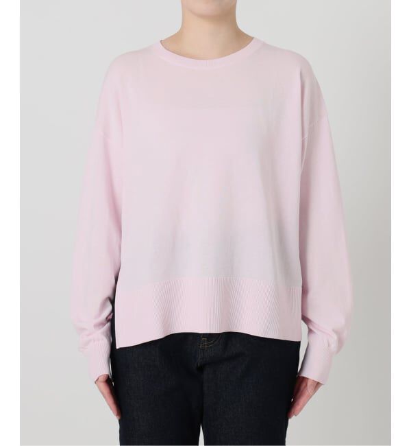 SLOBE IENA「《シリーズあり》コットンキュプラプルオーバー」|ニット・セーター|