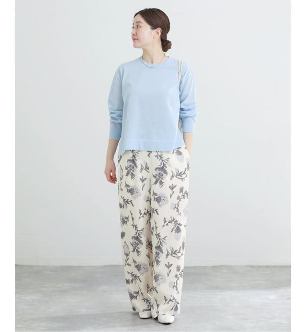 IENA「ウォッシャブル シアーニットプルオーバー」|ニット・セーター|