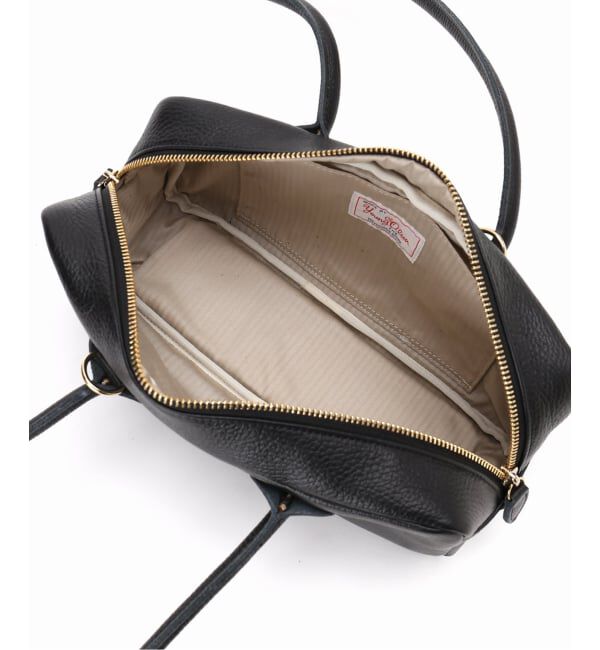 IENA「《WEB限定》YOUNG&OLSEN EMBOSSED LEATHER STUDENT S バッグ YO2601-GD005」|ボストンバッグ|