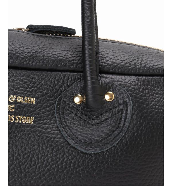 IENA「《WEB限定》YOUNG&OLSEN EMBOSSED LEATHER STUDENT S バッグ YO2601-GD005」|ボストンバッグ|