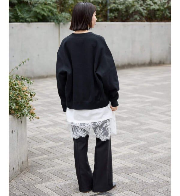 SLOBE IENA「《追加2》ダブルフェイスジャージースナップカーディガン」|カーディガン|