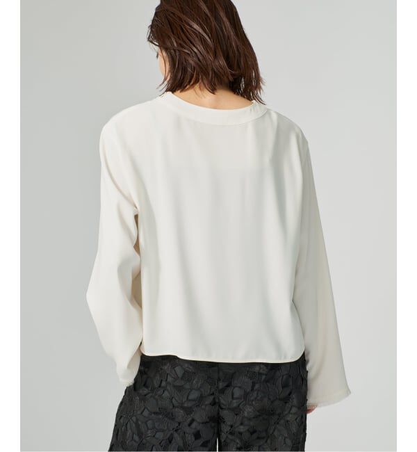 VERMEIL par iena「Compact Satin Top」|シャツ・ブラウス|