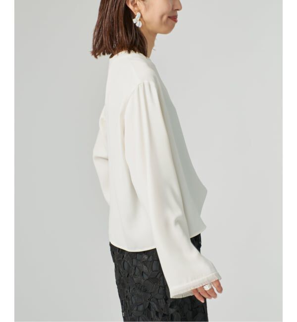VERMEIL par iena「Compact Satin Top」|シャツ・ブラウス|