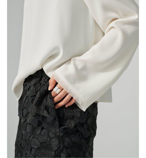 VERMEIL par iena「Compact Satin Top」|シャツ・ブラウス|