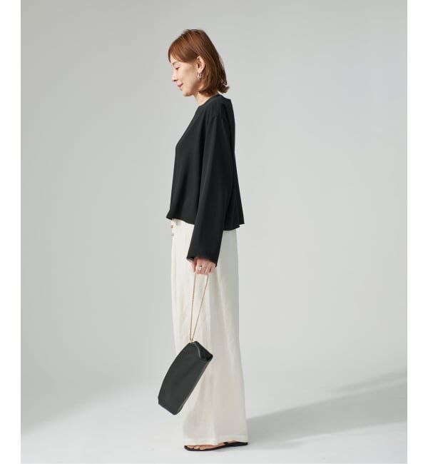 VERMEIL par iena「Compact Satin Top」|シャツ・ブラウス|