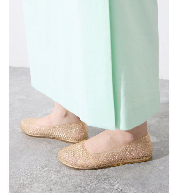 SLOBE IENA「《別注カラーあり/予約》MOHI/モヒ メッシュフラットシューズ 3-2533- PVC」|パンプス|