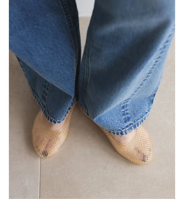 SLOBE IENA「《別注カラーあり/予約》MOHI/モヒ メッシュフラットシューズ 3-2533- PVC」|パンプス|