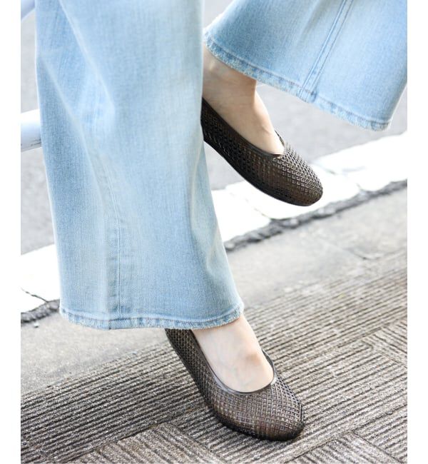 SLOBE IENA「《別注カラーあり/予約》MOHI/モヒ メッシュフラットシューズ 3-2533- PVC」|パンプス|