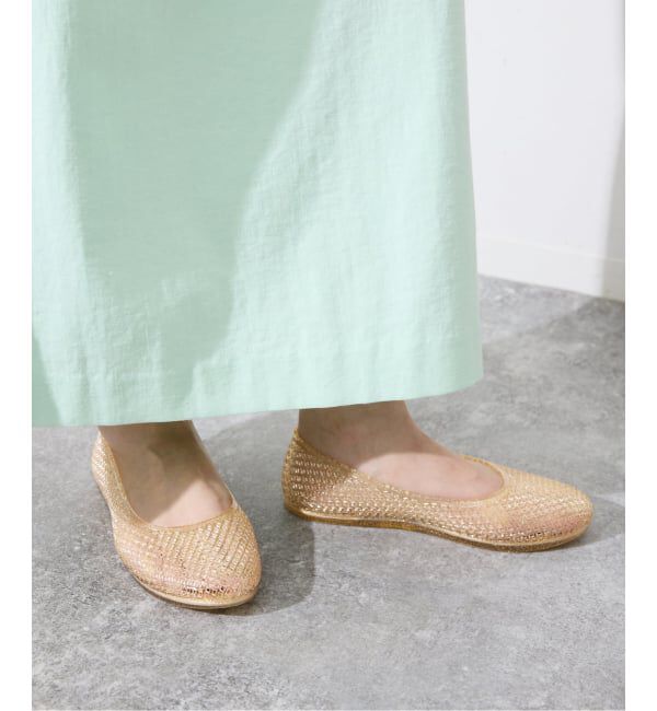 SLOBE IENA「《別注カラーあり/予約》MOHI/モヒ メッシュフラットシューズ 3-2533- PVC」|パンプス|