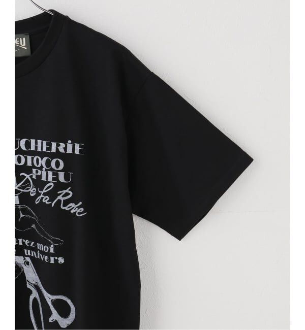 IENA LA BOUCLE「PHOTOCOPIEU フォトコピュー  PRINT T-SHIRT "RETOUCHERIE" JIMMY/ 261JIM」|Tシャツ・カットソー|