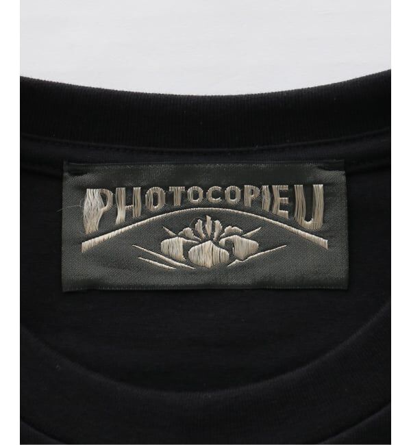 IENA LA BOUCLE「PHOTOCOPIEU フォトコピュー  PRINT T-SHIRT "RETOUCHERIE" JIMMY/ 261JIM」|Tシャツ・カットソー|