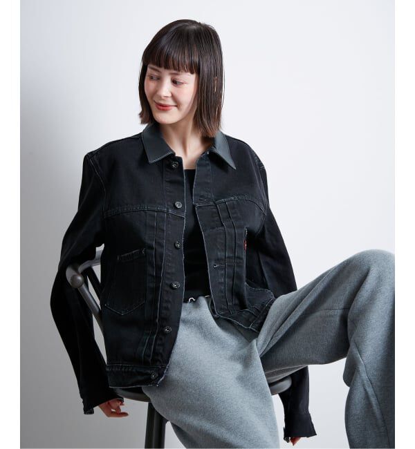 EDIFICE「《再予約》Levi&rsquo;s(リーバイス) 別注 2nd Type トラッカー ジャケット」|デニムジャケット|