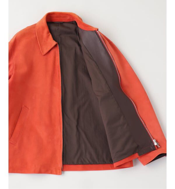 EDIFICE「Cale (カル) シープスウェードブルゾン」|ライダースジャケット|