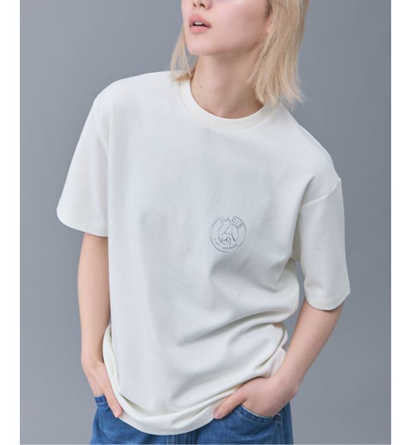 Paris Saint-Germain「【Paris Saint-Germain / パリ・サン＝ジェルマン】 JP METALIC LOGO T-SH」|Tシャツ・カットソー|ホワイト