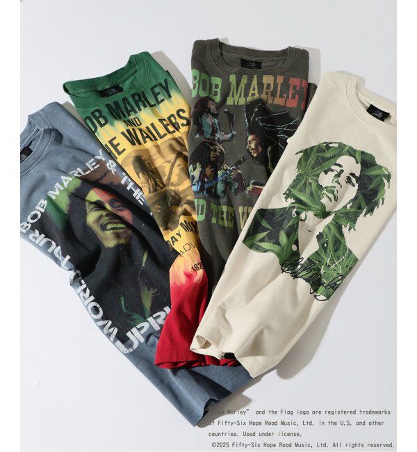 JOURNAL STANDARD relume「BOB MARLEY / ボブ・マーリー 別注 フェードプリントTシャツ」|Tシャツ・カットソー|