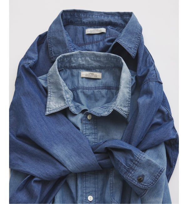 JOURNAL STANDARD relume「シャンブレー アンカット フリンジ シャツ」|シャツ・ブラウス|