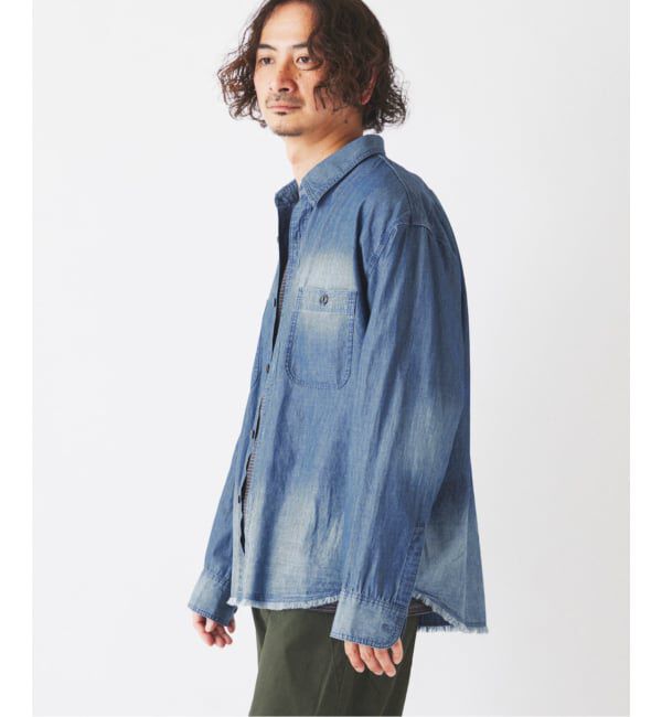JOURNAL STANDARD relume「シャンブレー アンカット フリンジ シャツ」|シャツ・ブラウス|