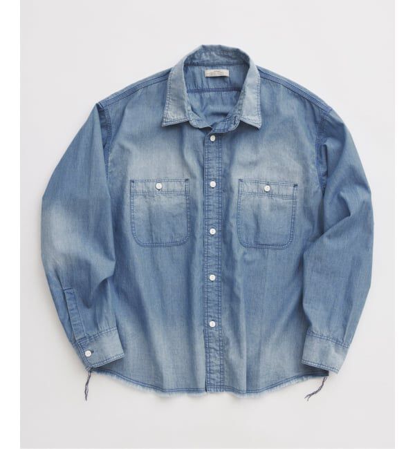 JOURNAL STANDARD relume「シャンブレー アンカット フリンジ シャツ」|シャツ・ブラウス|