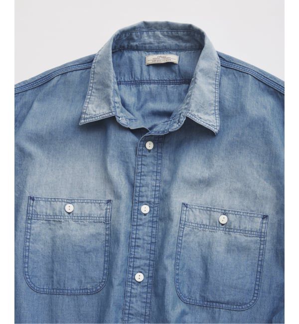 JOURNAL STANDARD relume「シャンブレー アンカット フリンジ シャツ」|シャツ・ブラウス|