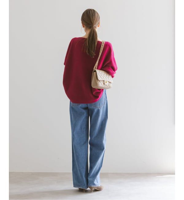 NOBLE「《WEB・一部店舗限定追加2》ファインウールドルマンプルオーバー」|ニット・セーター|