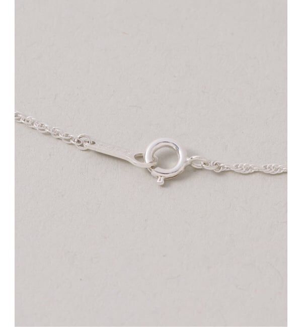 Spick and Span「【SAMH by LILAS】ダイヤモンドカットシェルネックレス SV」|ネックレス|