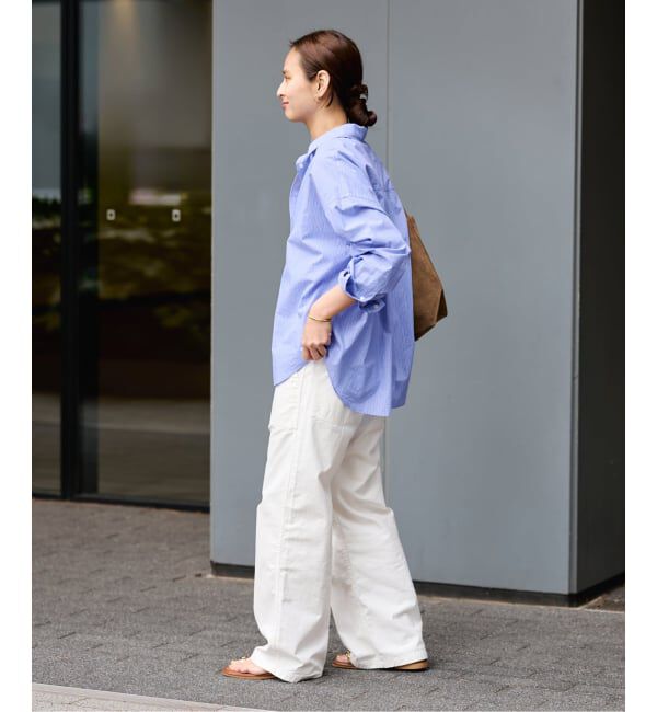 FRAMeWORK「≪追加予約≫ライトミリタリースラブベイカーパンツ 4」|カーゴ|