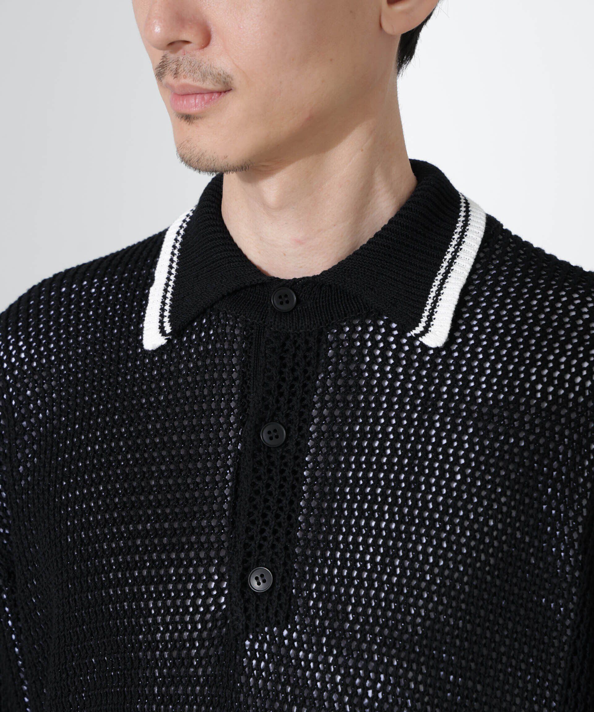 nano･universe「ローゲージ ニットポロ」|ニット・セーター|