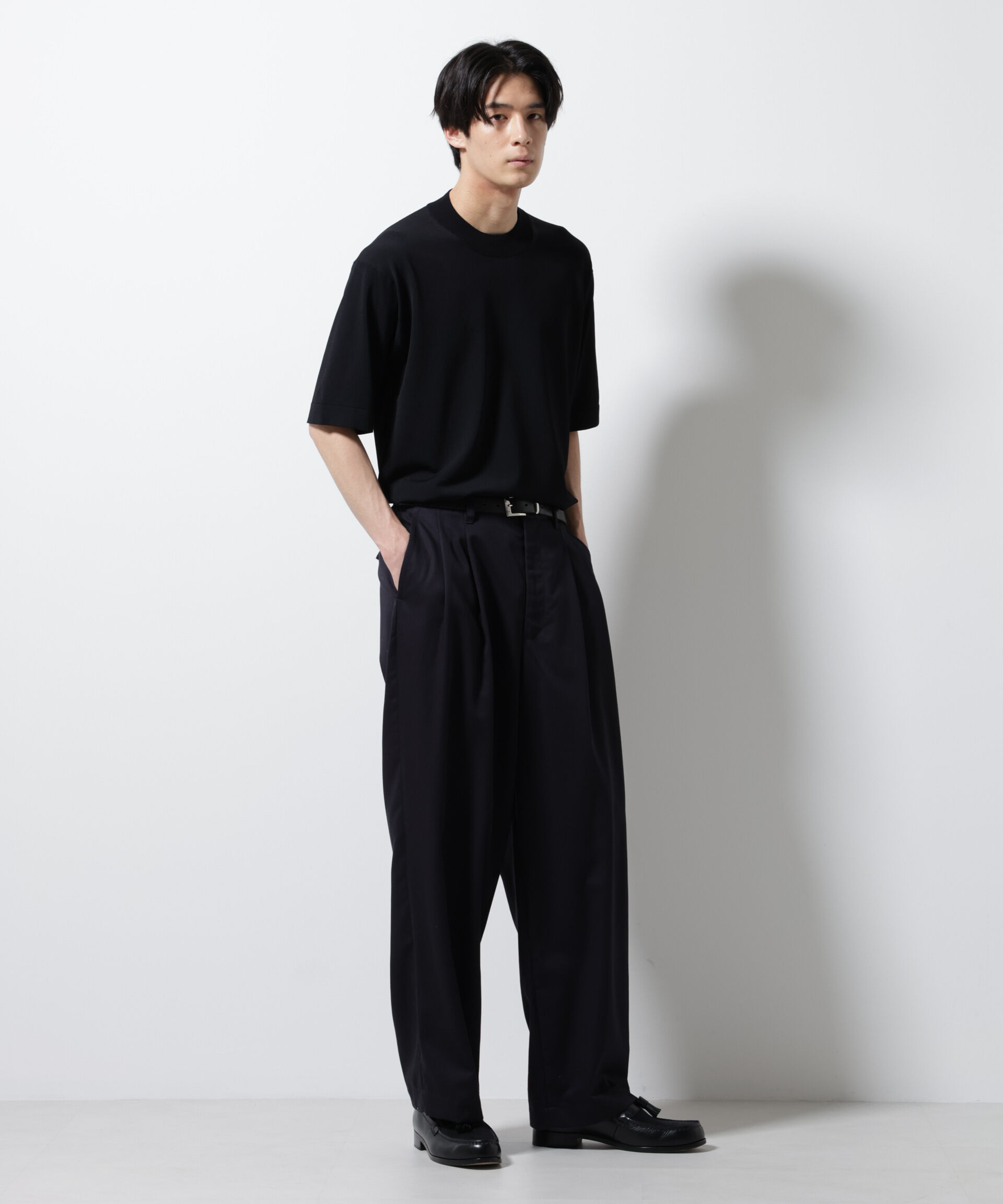 nano･universe「｢ELITE 7 FUNCTION｣モックネックニット」|ニット・セーター|