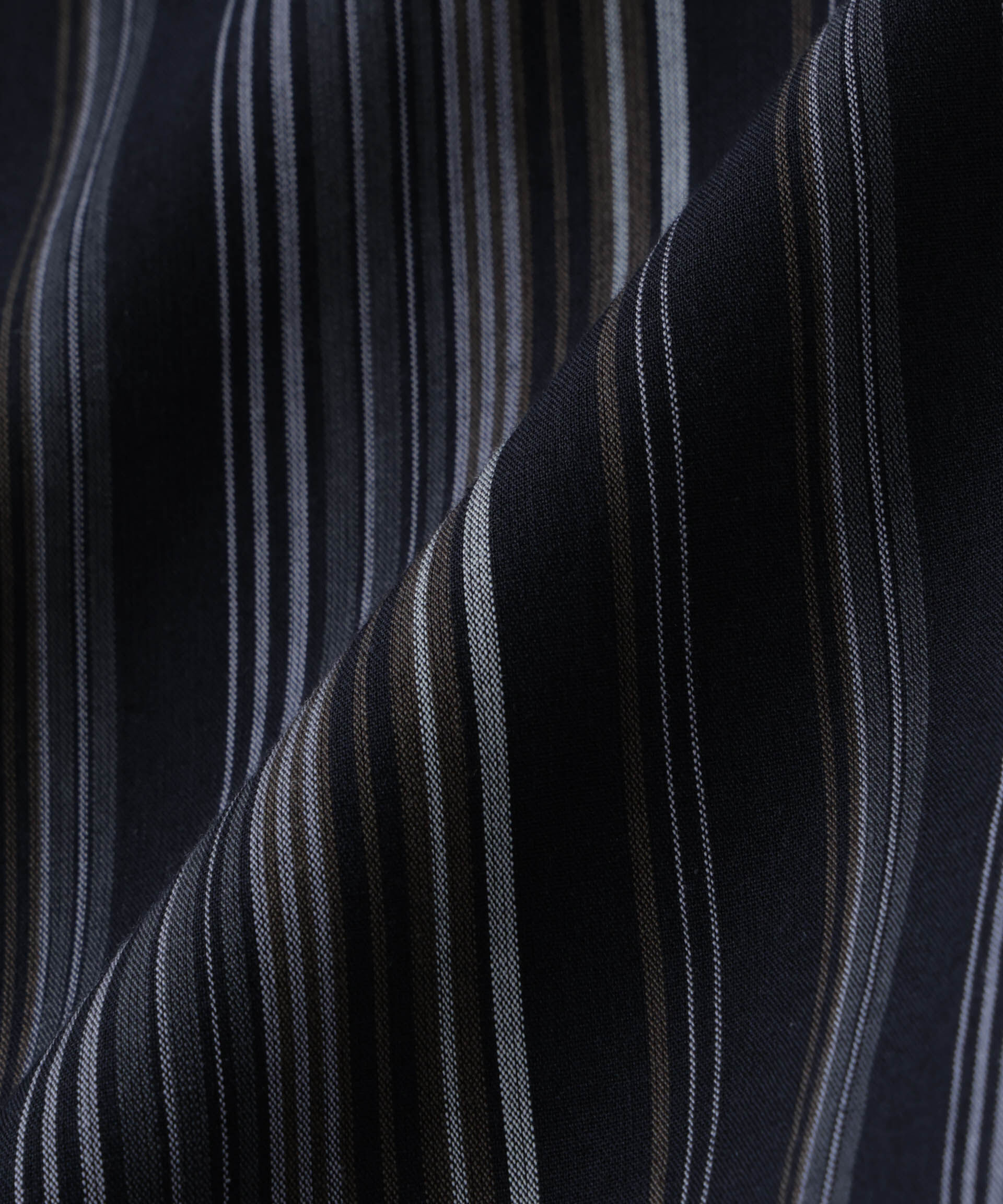 nano･universe「ランダムストライプシャツ 長袖」|シャツ・ブラウス|