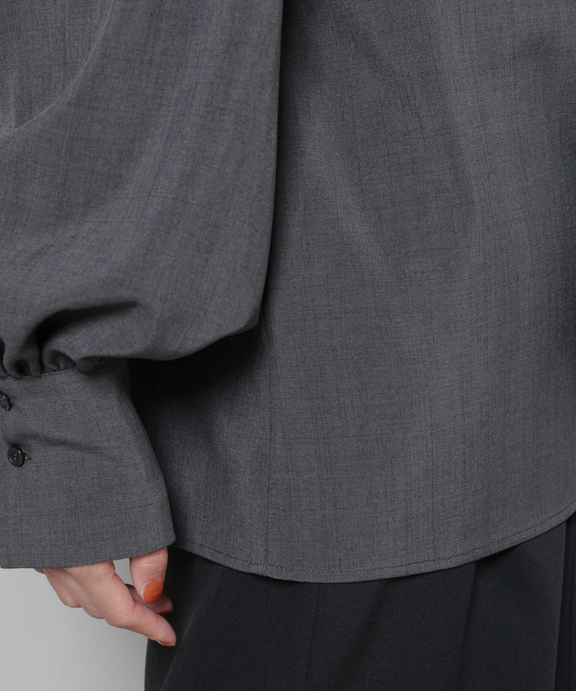 nano･universe「ボータイ取り外し可能2wayブラウス」|シャツ・ブラウス|