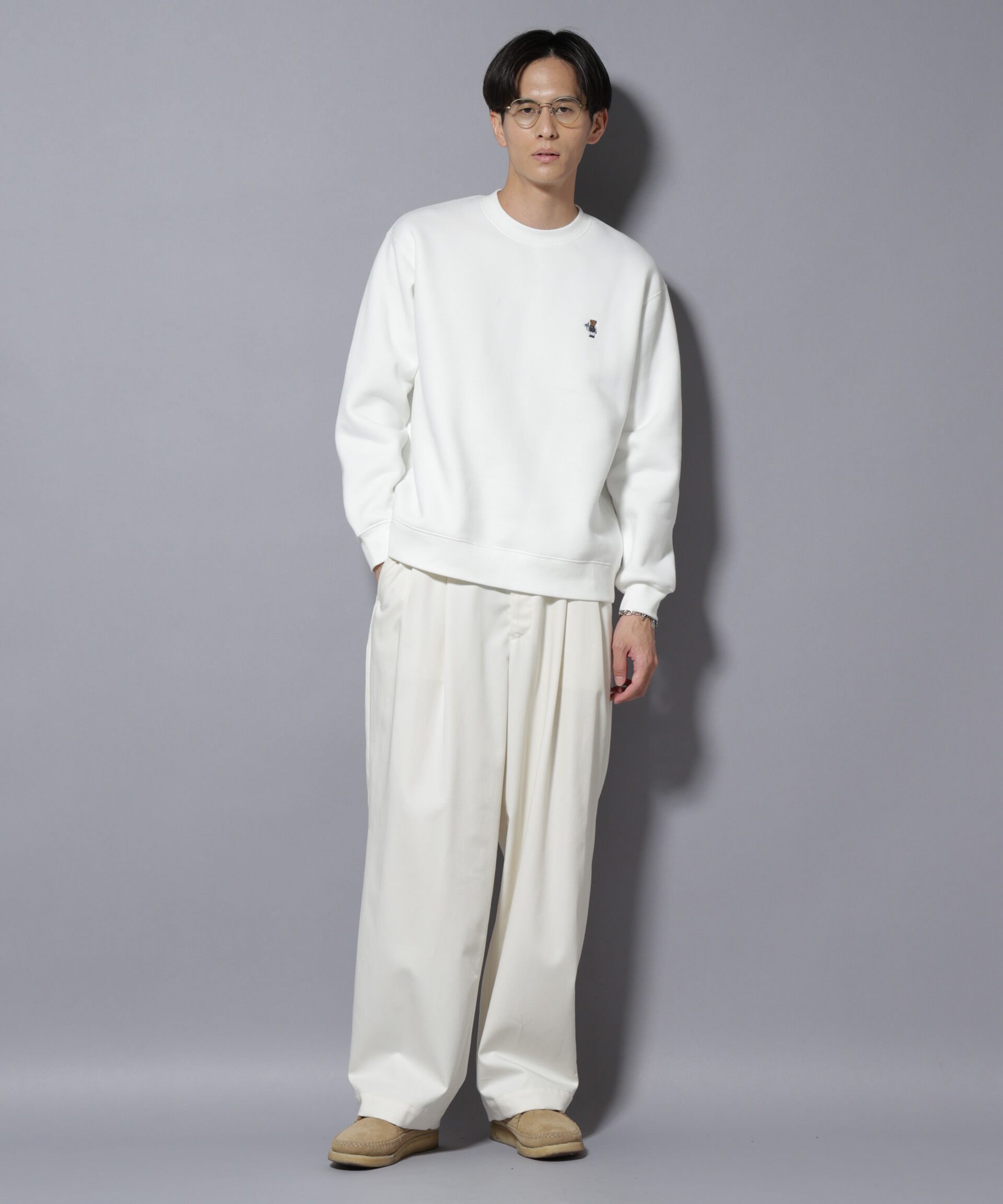 nano･universe「ナノベア 裏起毛スウェット レストラン」|Tシャツ・カットソー|