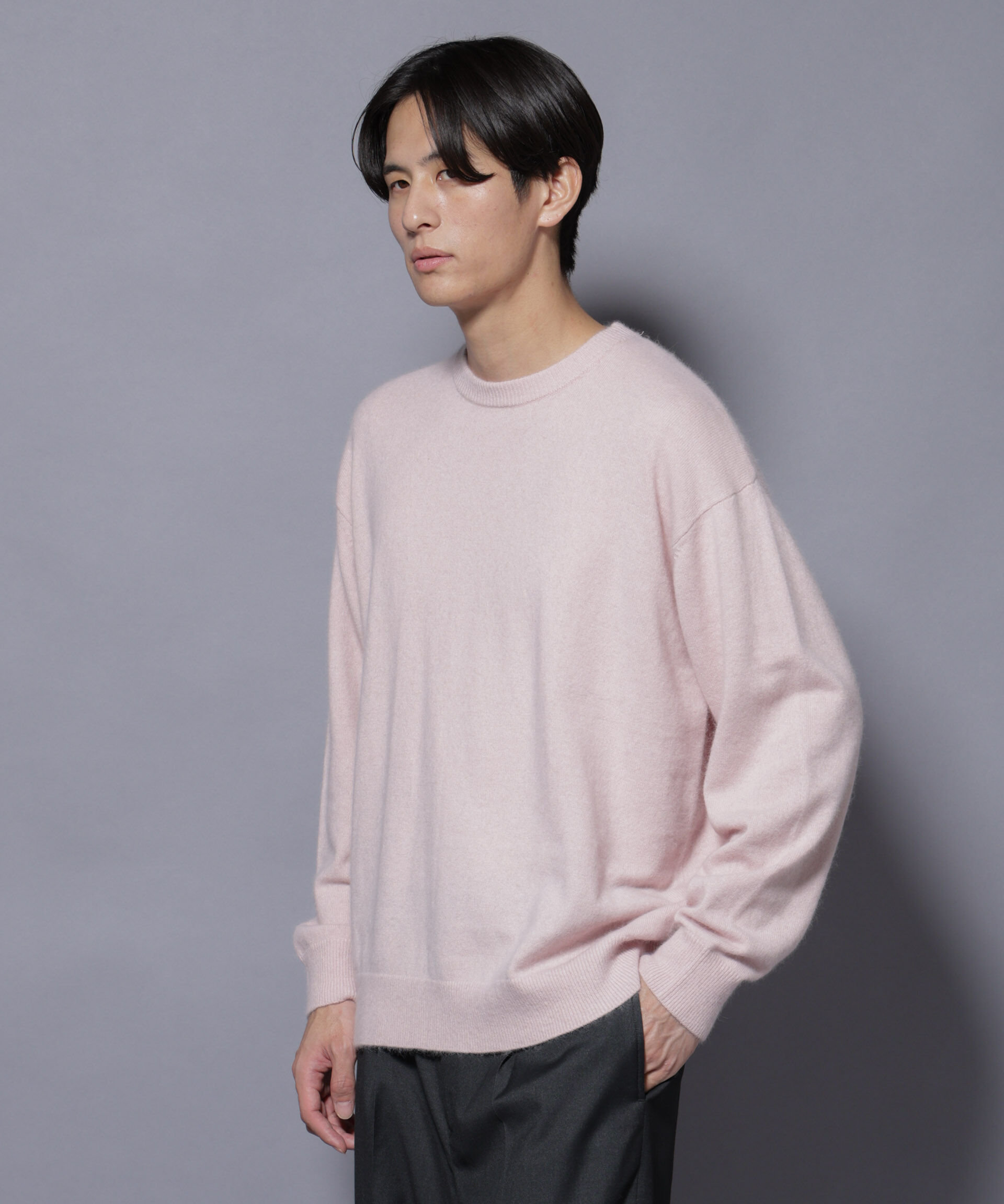 nano･universe「アンゴラ混ライトクルーネックニット」|ニット・セーター|