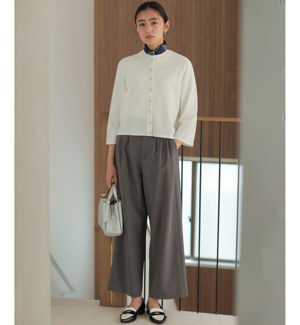 組曲「マイラックカラー 6分袖 ニット」|ニット・セーター|