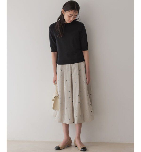 組曲「マイラックカラー 6分袖 ニット」|ニット・セーター|