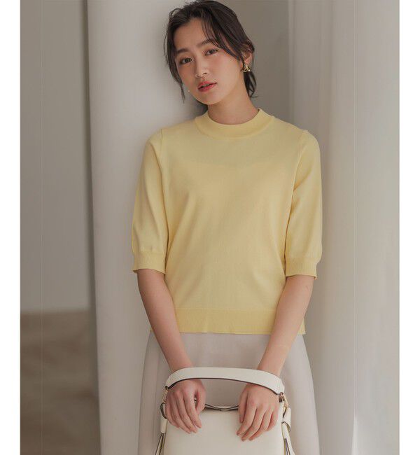 組曲「マイラックカラー 6分袖 ニット」|ニット・セーター|ﾚﾓﾝｸﾘｰ