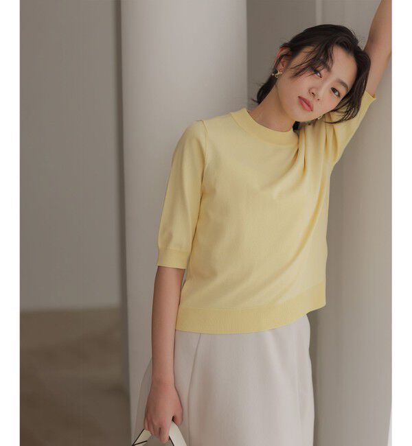 組曲「マイラックカラー 6分袖 ニット」|ニット・セーター|