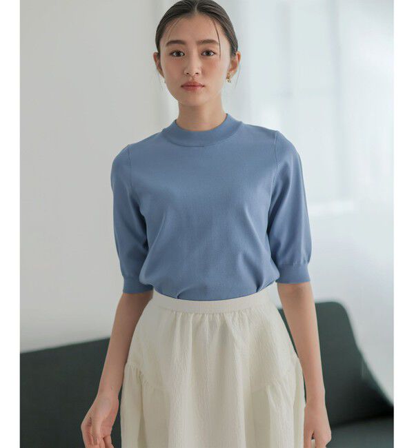 組曲「マイラックカラー 6分袖 ニット」|ニット・セーター|