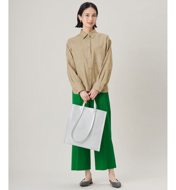 自由区「【洗える】ドビーオックスストレッチシャツ アウター」|その他|