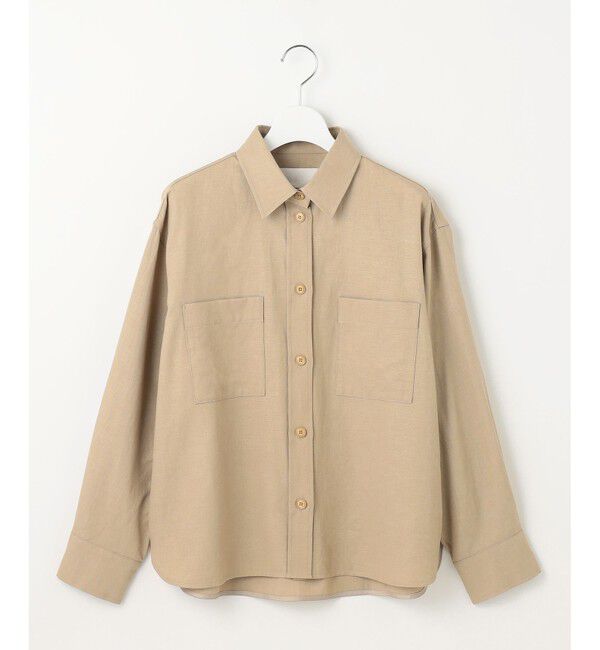 自由区「【洗える】ドビーオックスストレッチシャツ アウター」|その他|