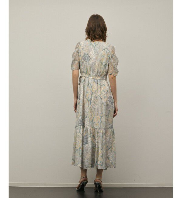 GRACE CONTINENTAL「パッチワークプリントワンピース」|ワンピース|